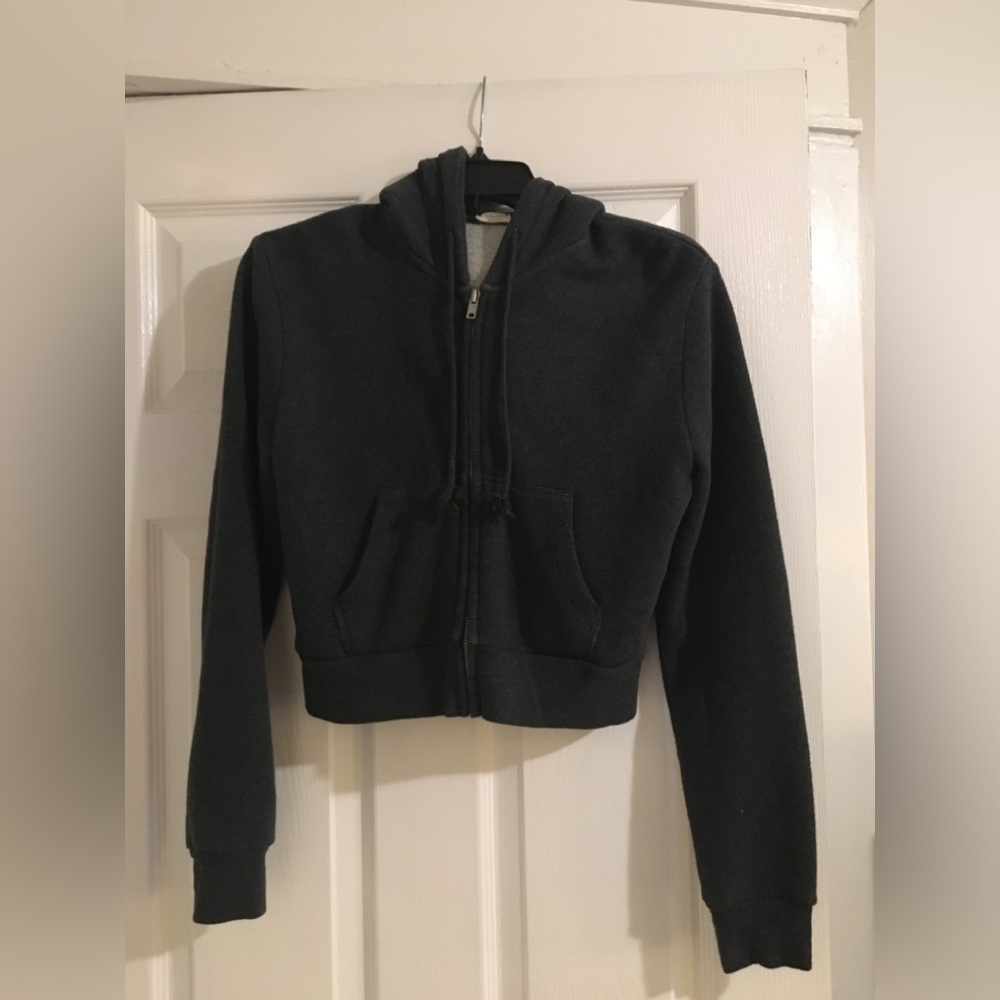 John Galt crop hoodie one size